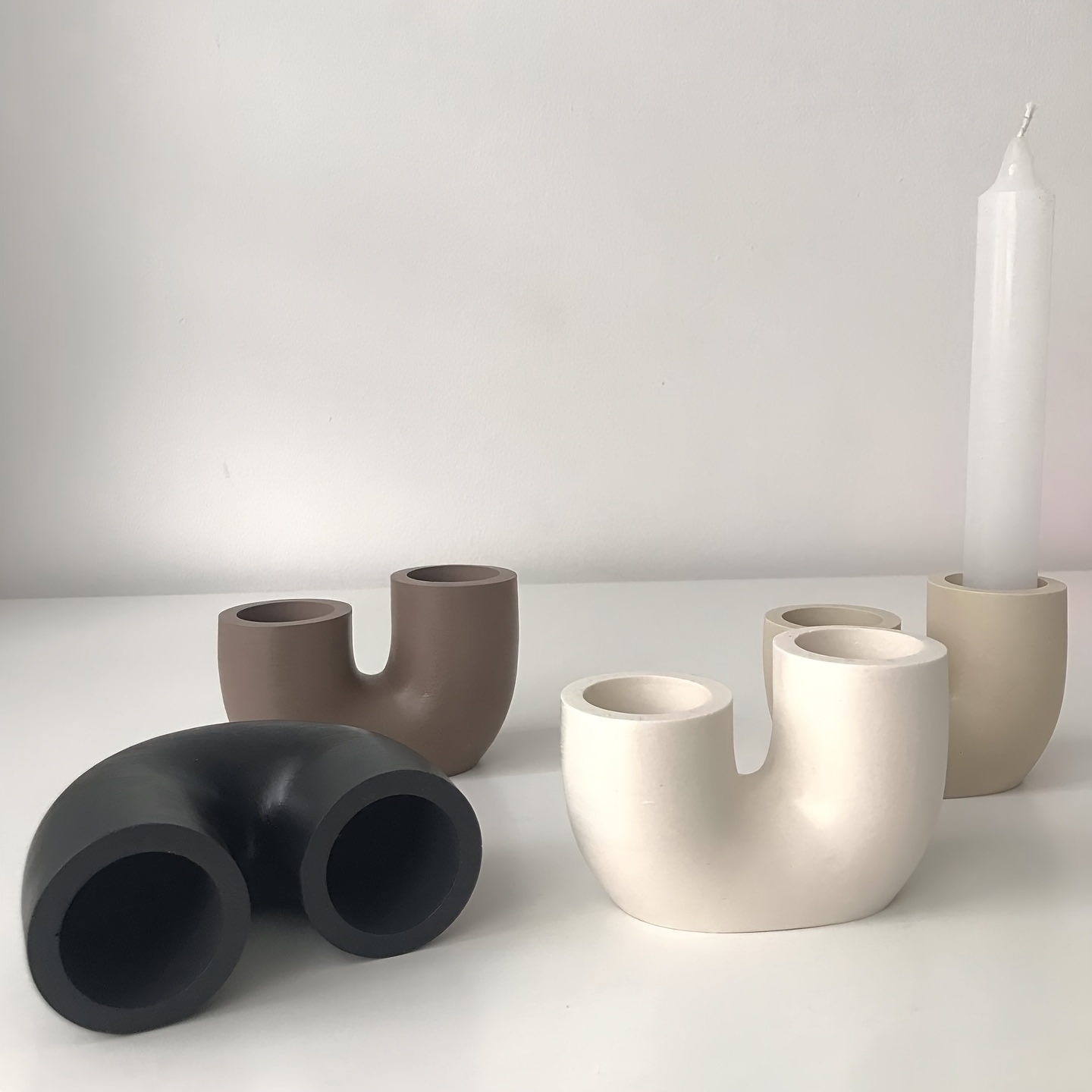 Moldes para velas de silicona, cuerpo de arte, moldes para velas 3D para  hacer velas, jabón de bricolaje, vela, chocolate, yeso o resina epoxi -   España
