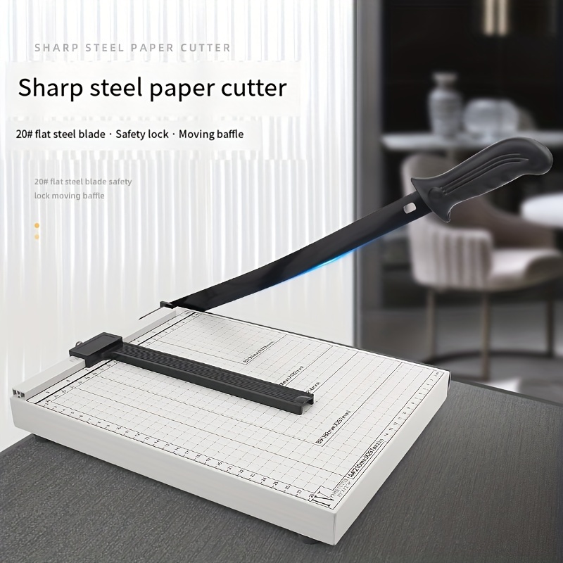 QUAFF High Quality Heavy-Duty Sliding Paper Cutter A4 & A3