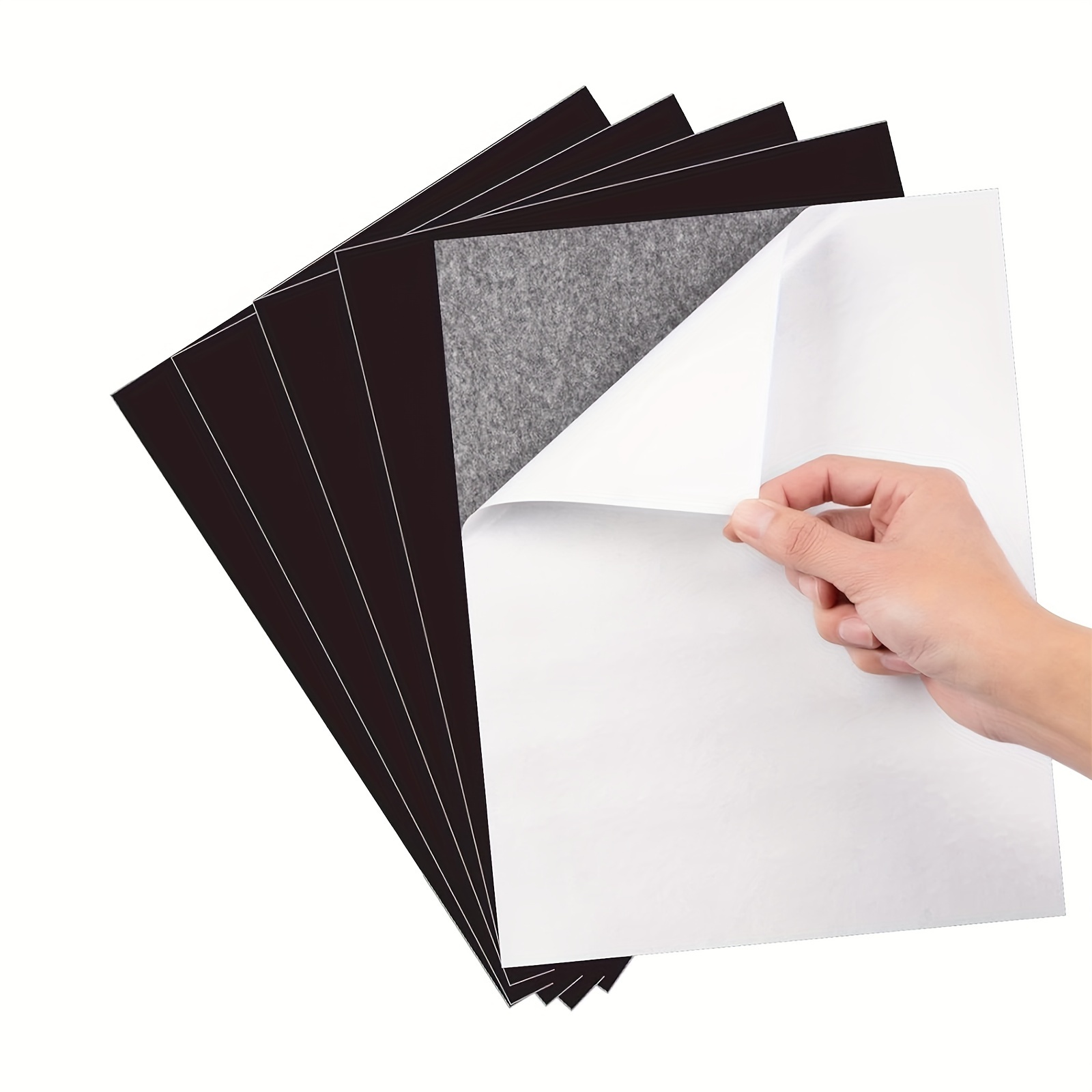 Strong Self Adhesive Magnetic Sheet 4X6 Flexible Magnetic Sheets with  Adhesive