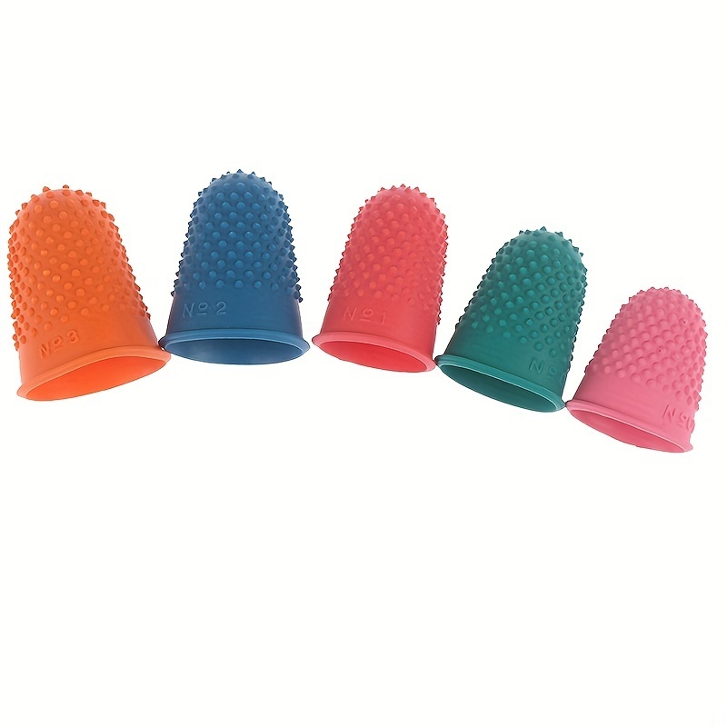 Rubber Finger Tips Office Rubber Thimbles Silicone Thimble Gripper