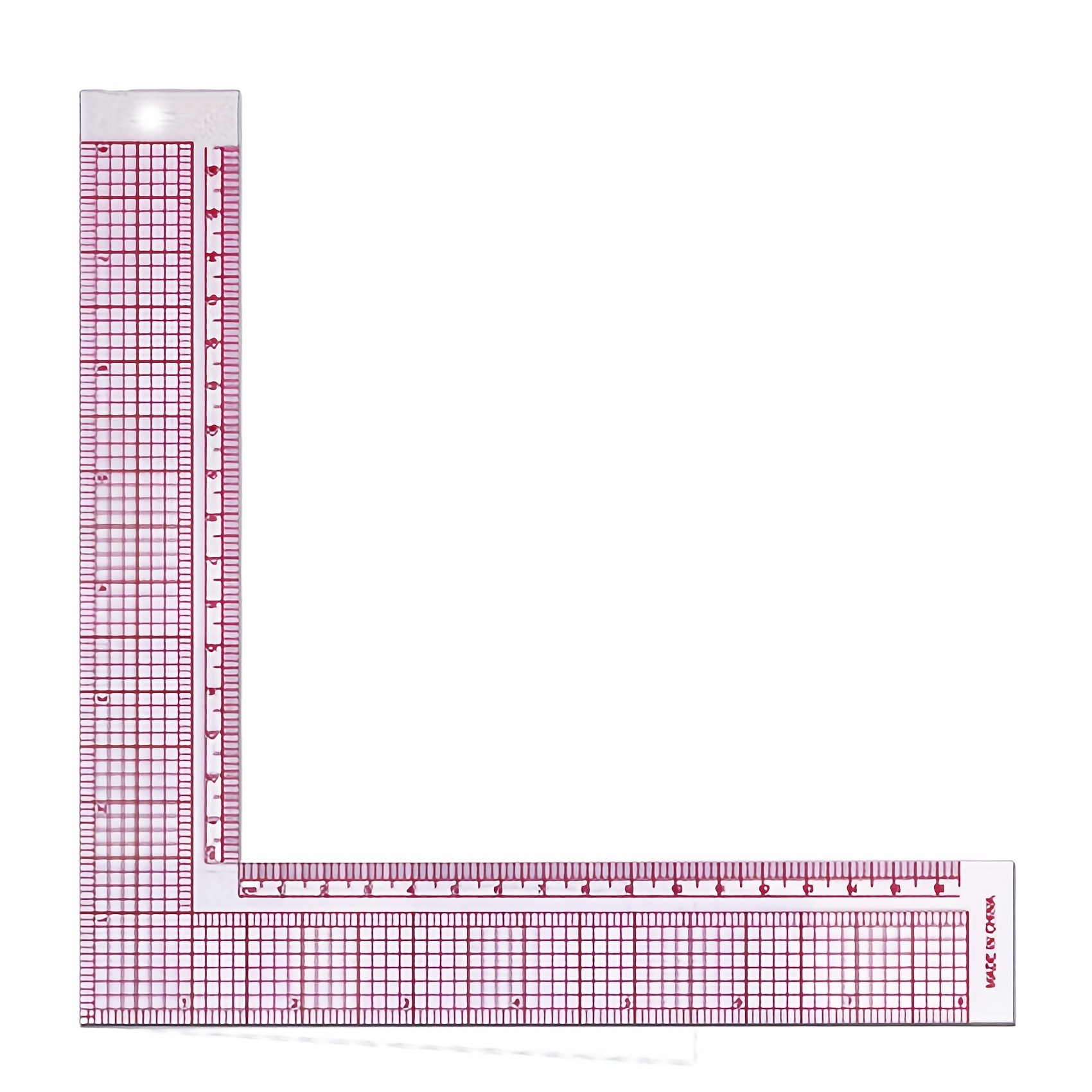 4pcs Acrylic Quilters Ruler 2.5, 4.5, 6.5, And 24.13 Cm Square Rulers  Patchwork Ruler Inch (QR-07S-ABCD) Inch Ruler, Quilting Ruler Square  Quilting Ru