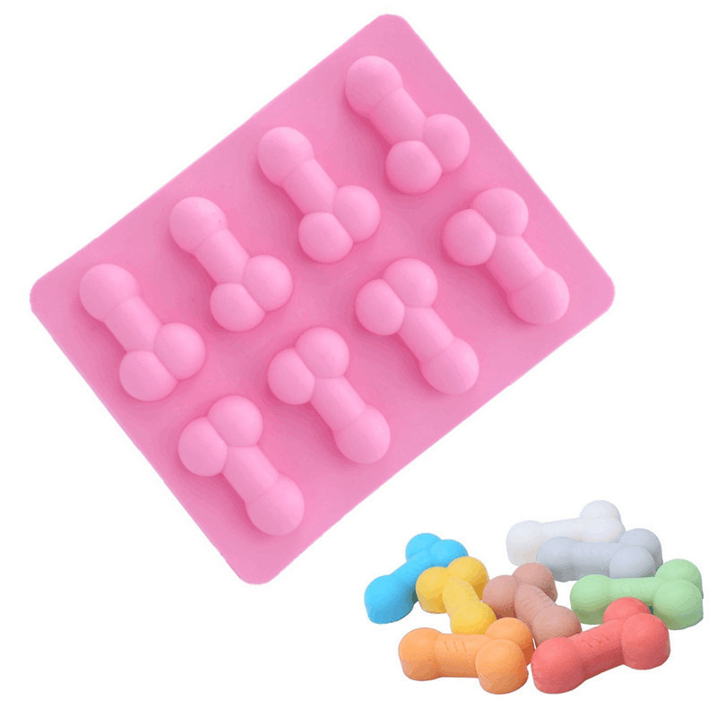 Sexy Penis Silicone Mold Dick Cake Molds Chocolate Mold Ice Cube Tray  Fondant Mould Soap Jelly Molds Baking Tray Kitchen Product