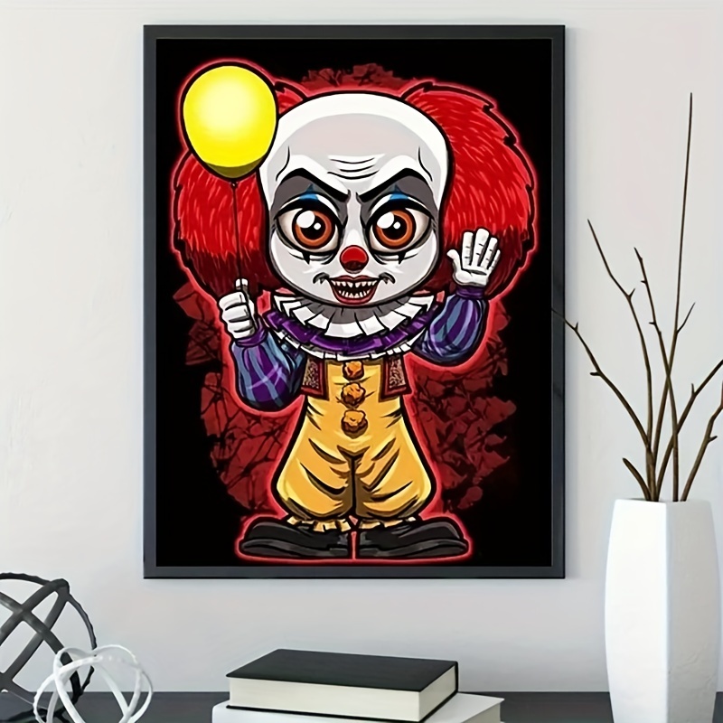 Horror Clown 30*40cm full round drill diamond painting