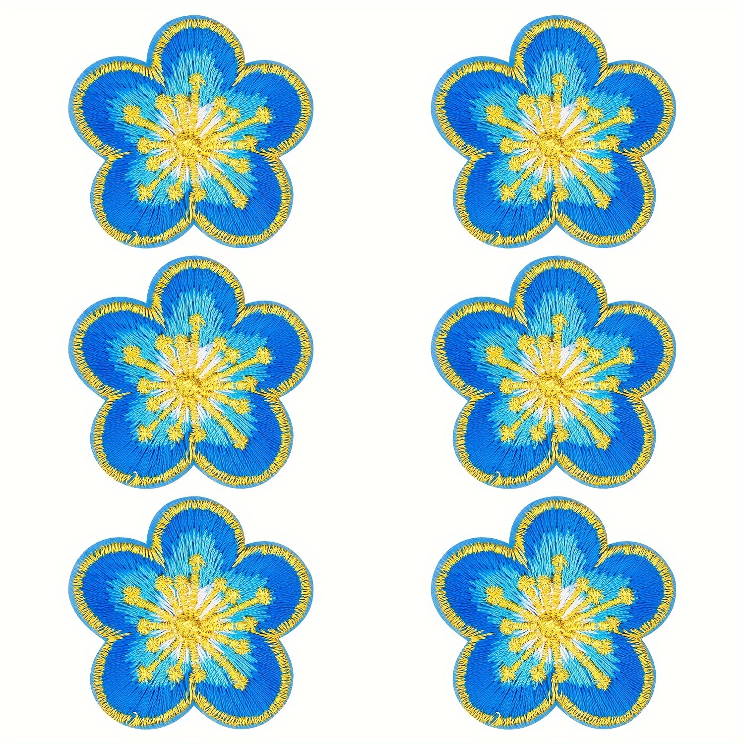 Vibrant Flower Iron on Patches For Clothes Diy Decorative - Temu