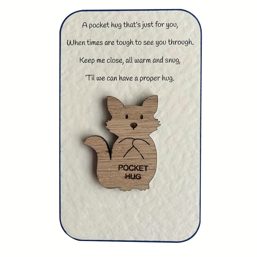 Pocket Hug, Little Pocket Hugs, Wooden Pocket Hugs, Wooden Hearts,missing  You Gift, Virtual Hug, Thinking of You, Sentimental Gift, Friends 