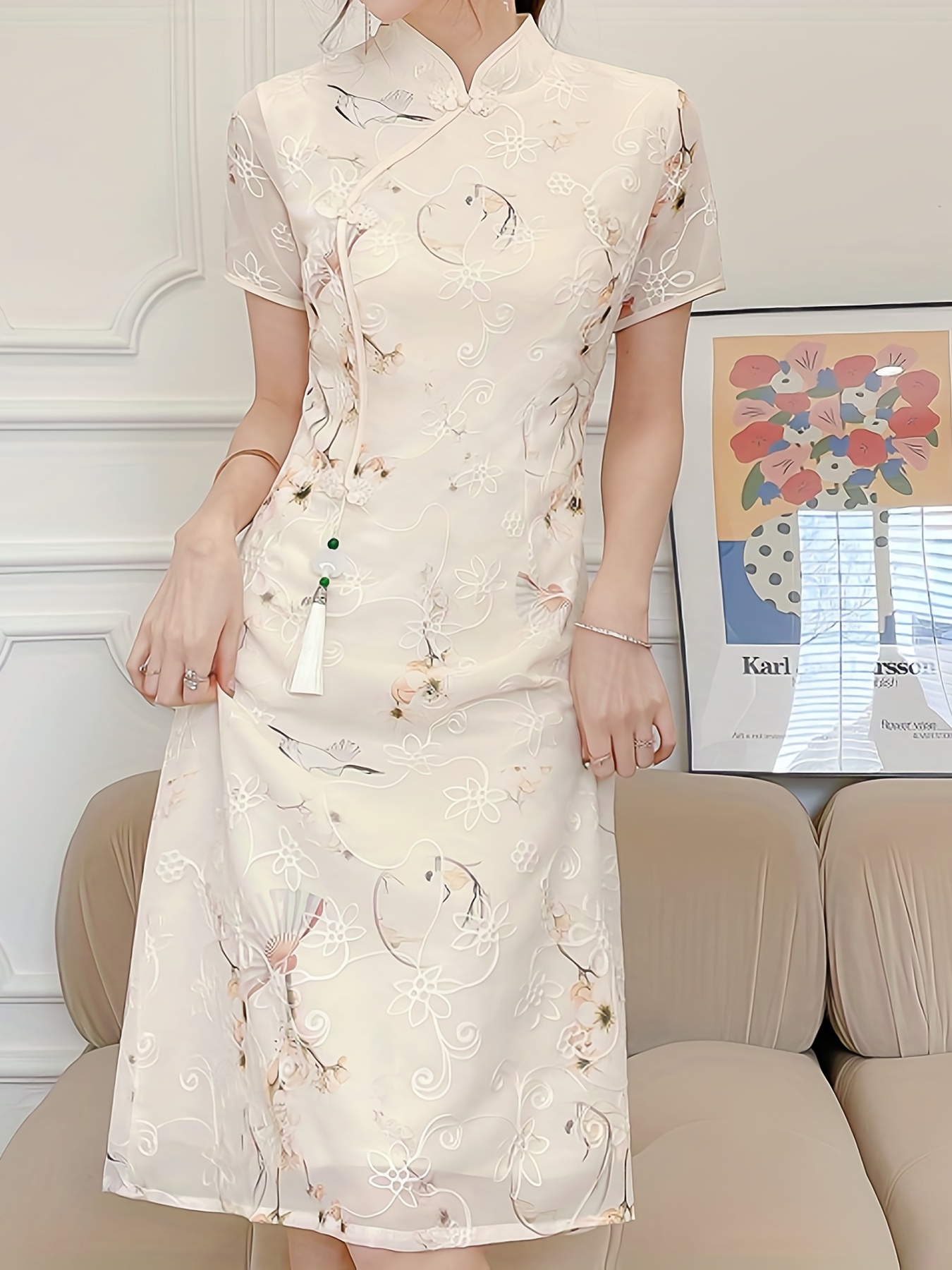 Cheongsam for pregnant outlet lady