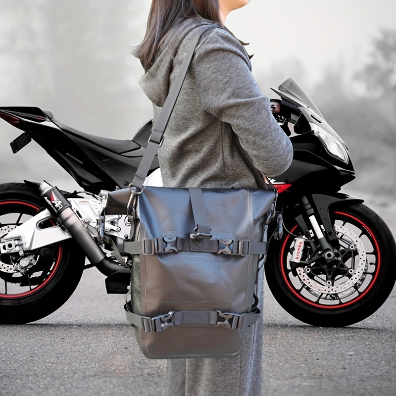 Kaufe PU-Leder, multifunktionale Motorrad-Satteltasche, Motorrad-Seitentaschen,  Werkzeug-Aufbewahrungstasche, Motorrad-Zubehör, große Kapazität, 2  Stück/Set Universal