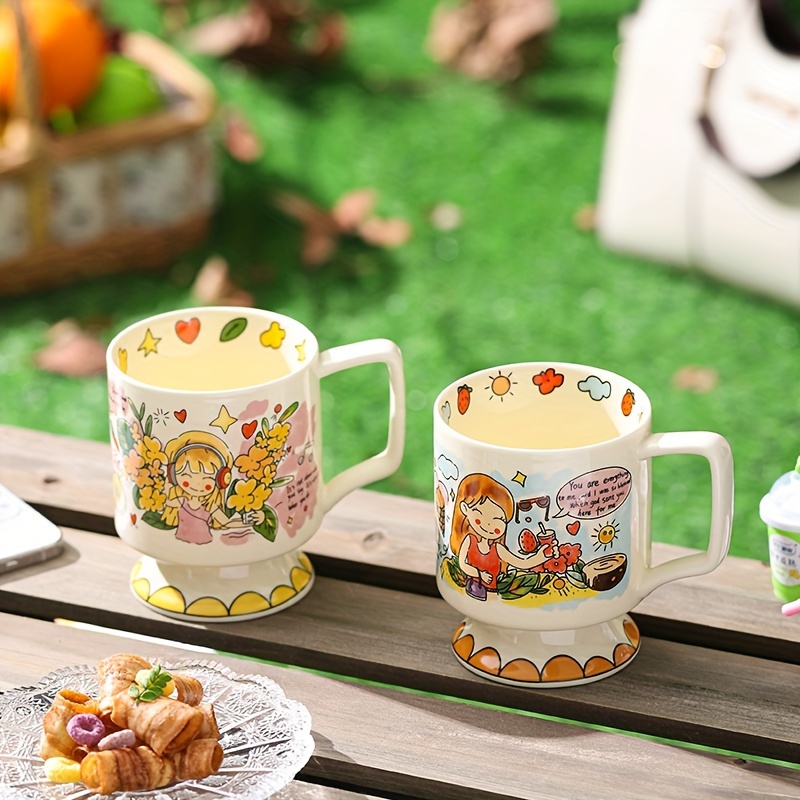 DISCOUNT PROMOS Custom Glossy Ceramic Latte Coffee Mug 12 oz.  Set of 10, Personalized Bulk Pack - Perfect for Tea, Espresso, Cappuccino,  Hot Cocoa - White: Coffee Cups & Mugs