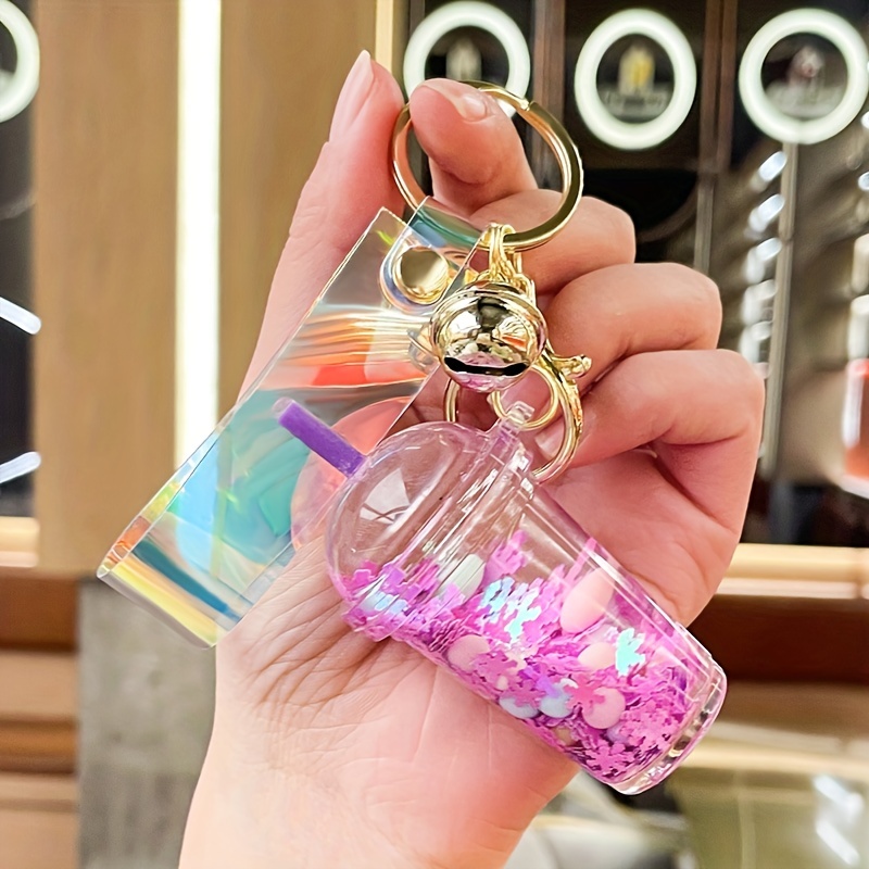 Fashion Starbucks Coffee Cute Pink Cup Keychain Kawaii Trendy Milk Tea Cup  Keyrings Jewelry for Women Brithday Gifts Accessories - AliExpress