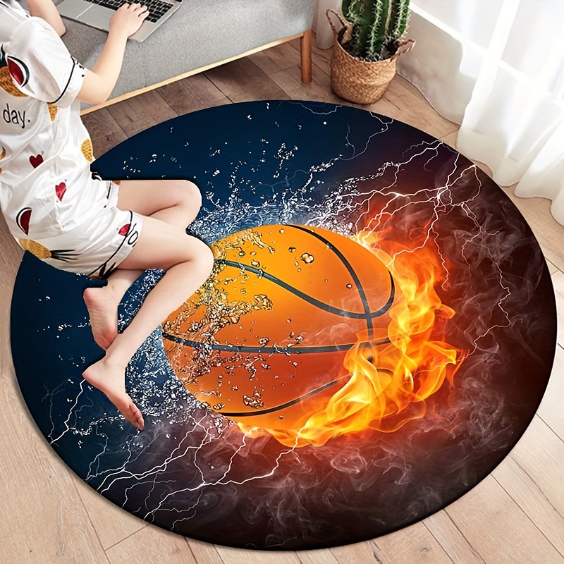 Basketball Shoes Rug Cool Carpet Modern Popular Sport Shoes Floor Mat Home  Decor Art Area Rugs for Living Room Playroom Bedroom Dorm 16x24 Inch