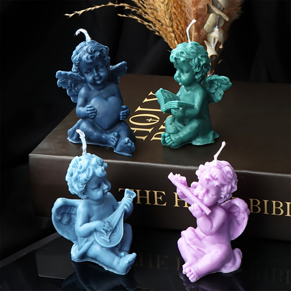 Mirror Big Cupid Guardian Angel Silicone Molds for Jewelry, Plaster, UV Resin  Epoxy Molds- for Jewelry diy Making-Epoxy Resin Mold craft supplies 