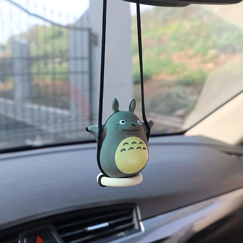 Lustige Gips Anime Ente Auto Spiegel Anhänger Cartoon niedliche Auto  Innendekoration Anhänger für Autoprodukte Innenraum Zubehör