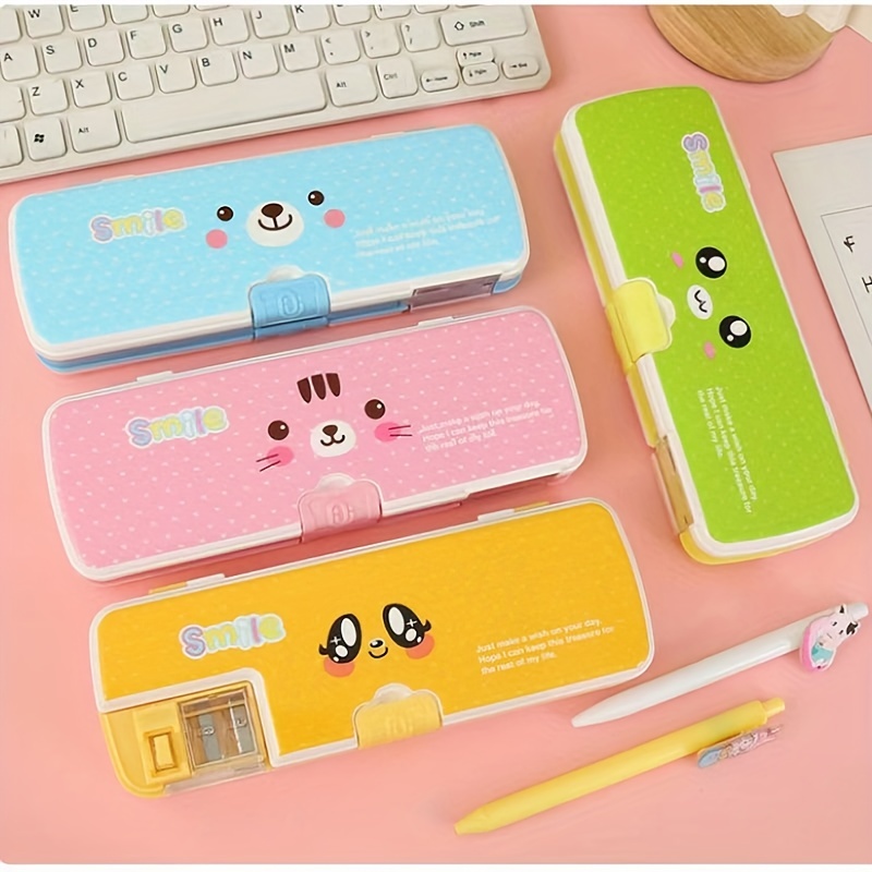 Multi-Function Pencil Box with Combination Lock - Perfect for Boys' School  Supplies!