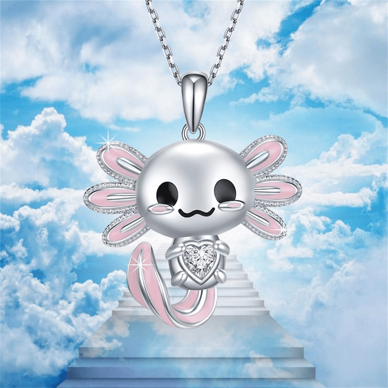 Kawaii Axolotl Keychain