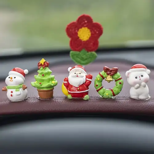 5pcs/set Weihnachtsserie Auto ornamente Auto Armaturenbrett - Temu