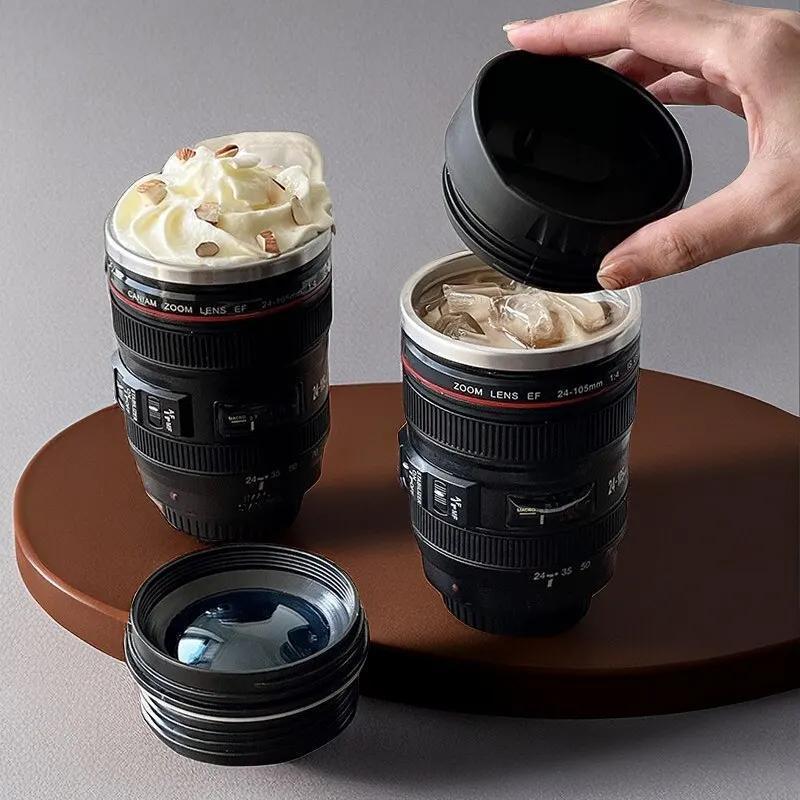 Caniam Camera Lens Coffee Cup, Travel Mug — GREENDOOR Powered by