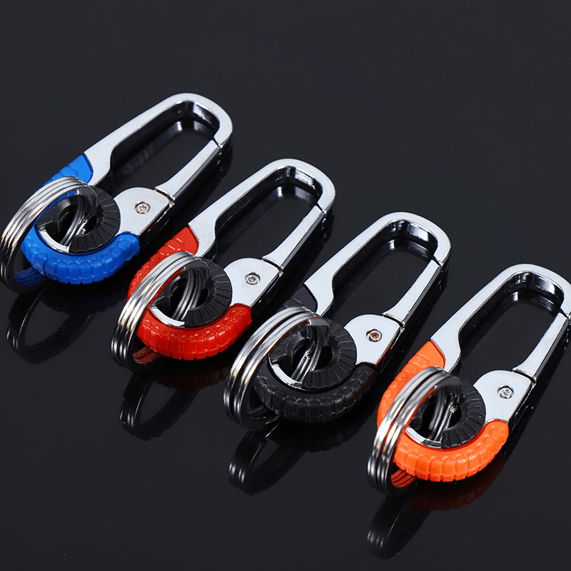 2/10pcs Stainless Steel Carabiner Clip Spring-Snap Hook - Lotsun Heavy Duty  Carabiner Clips For Keys Swing Set Camping Fishing Hiking Traveling