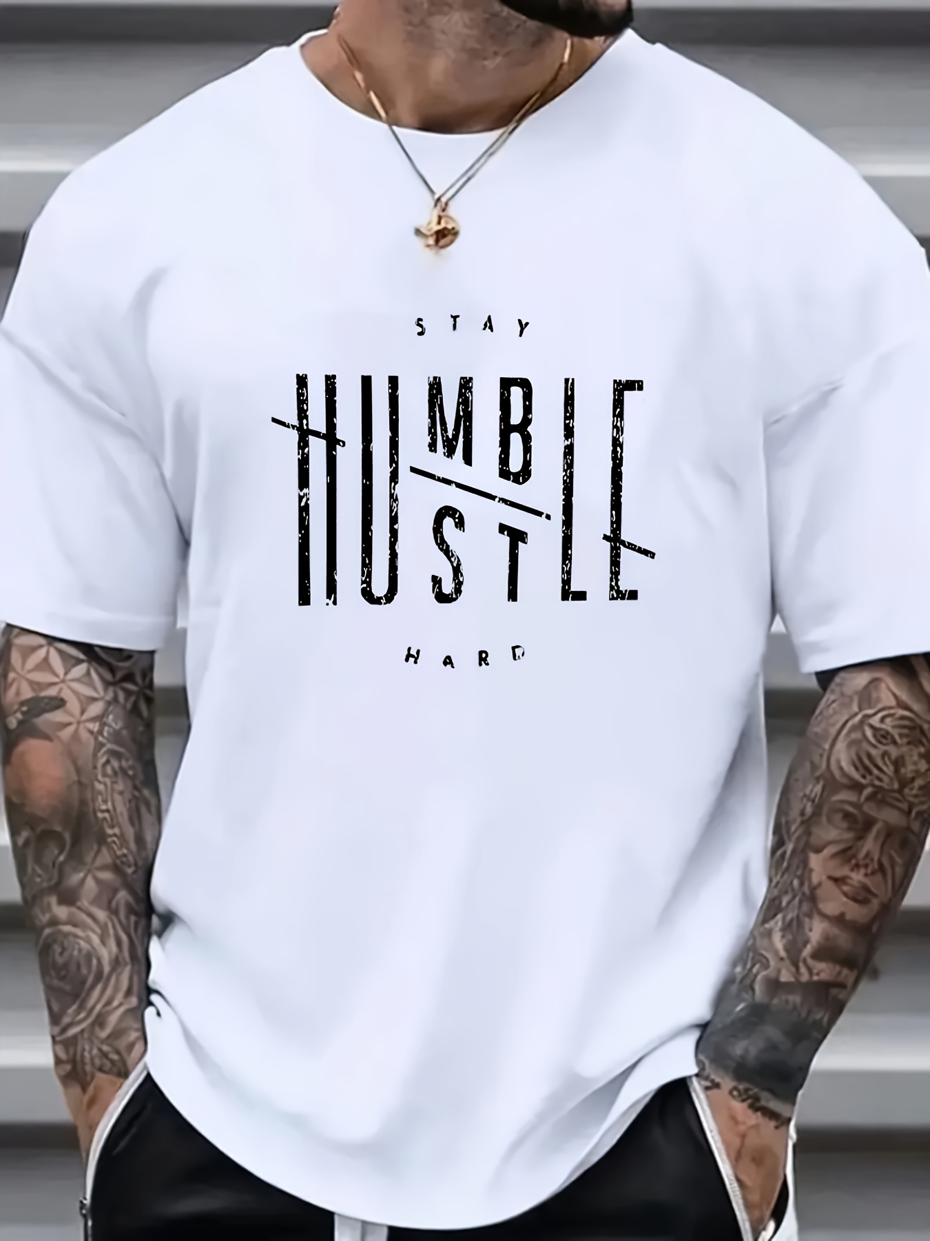 Camiseta Oversize Hombres - Temu