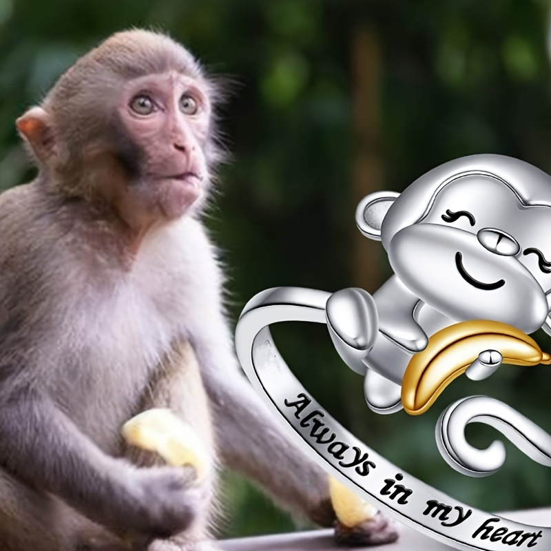 Niedlicher Affe Taschentuchhalter Tier Cartoon für Auto Büro Geschenk Dekor