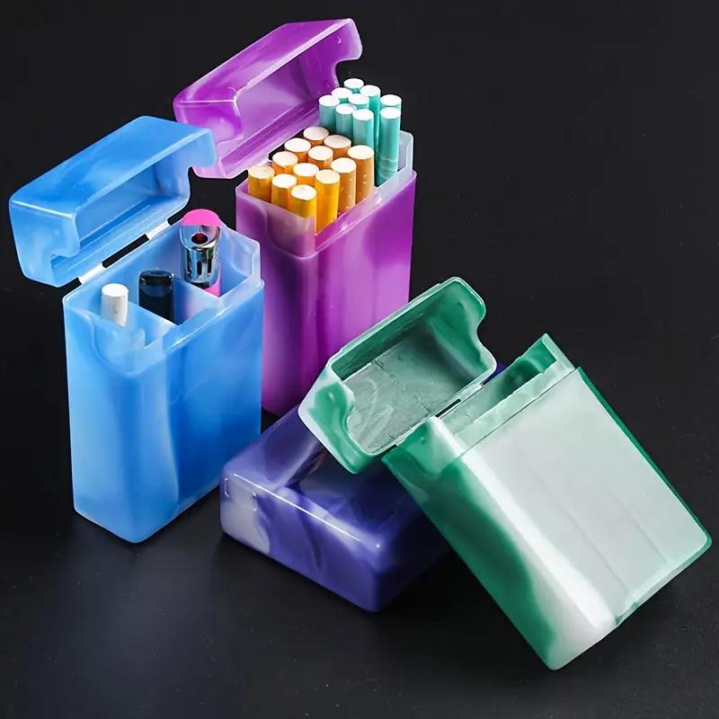 Fashion Plastic Cigarette Case For Women Portable Pressure-proof Cigarette  Box Tobacco Accessories(random Color) - Temu
