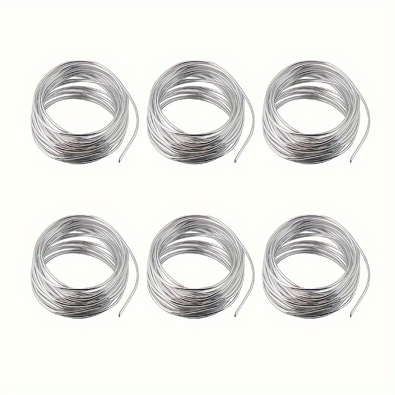 Silvery Aluminum Wire Jewelry Metal Wire Can Make Crafts - Temu