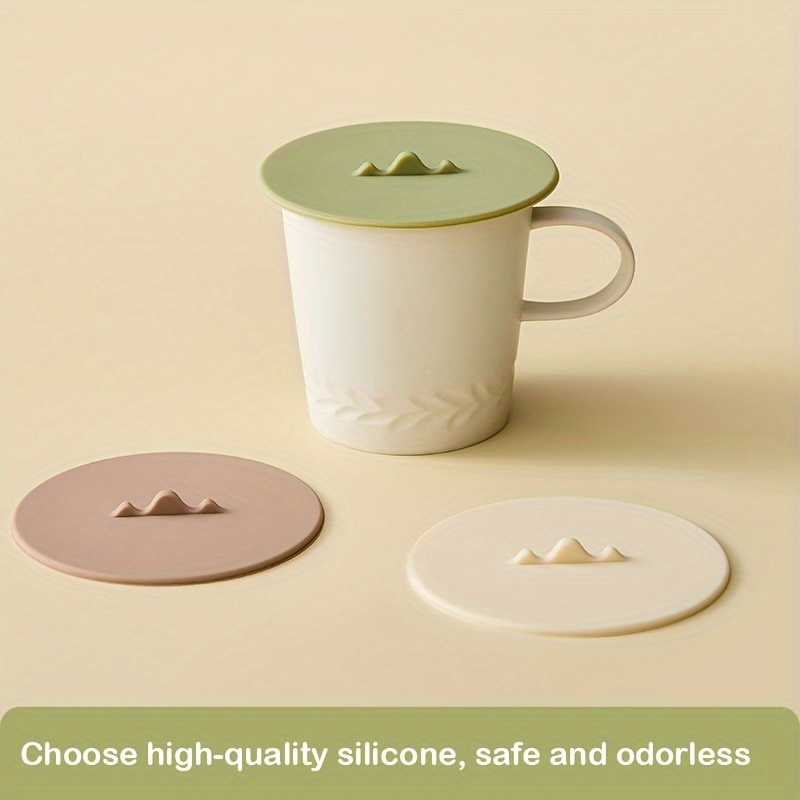 Creative Cartoon Silicone Cup Lids Designed To Prevent - Temu