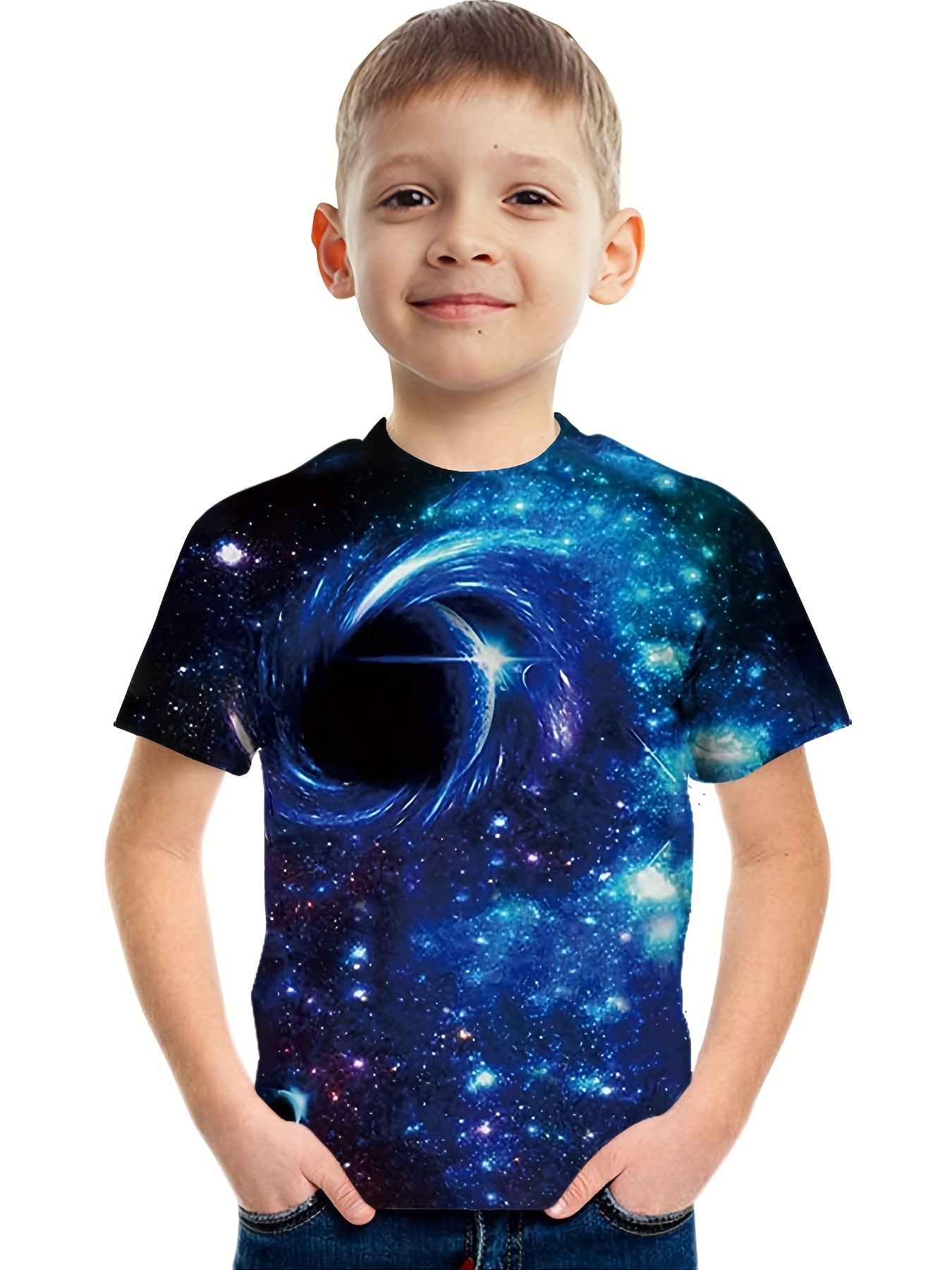 Kids Galaxy Shirt - Temu Australia