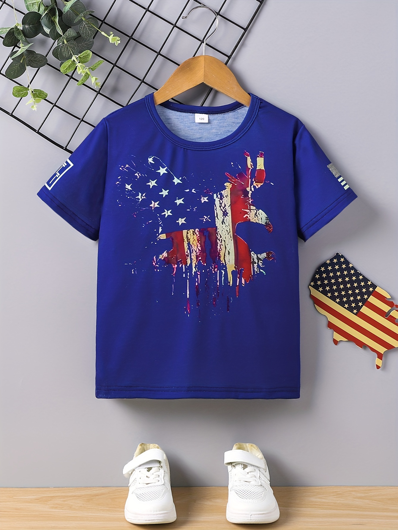 Kids american outlet flag shirt