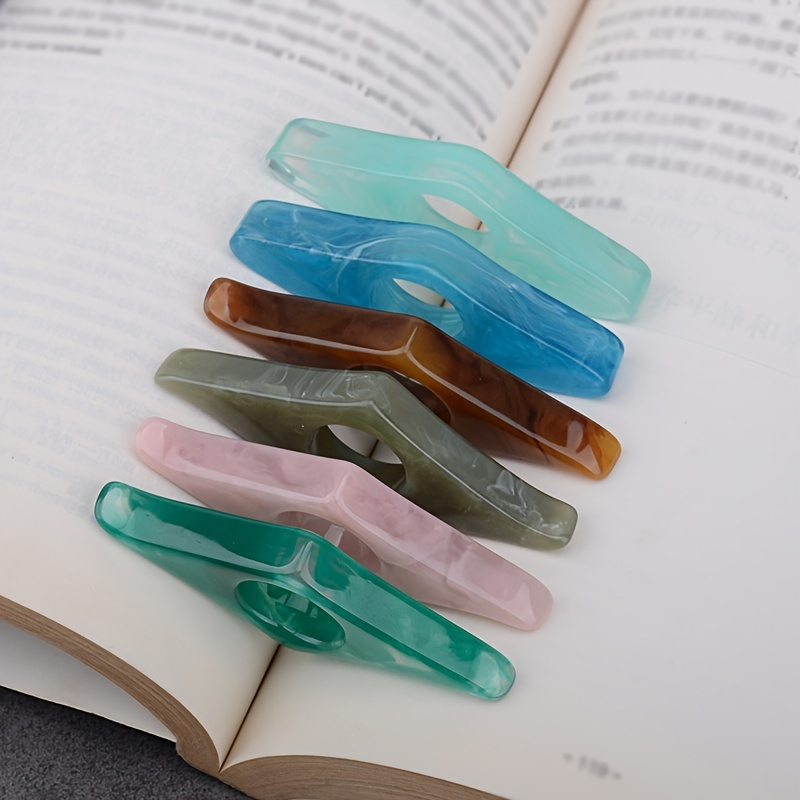 2 Pack Bookmark Making Molds Silicone Epoxy Resin Molds for Thumb Book Page  Holder DIY Art Casting Book Decor Tool for Readers Book Lovers