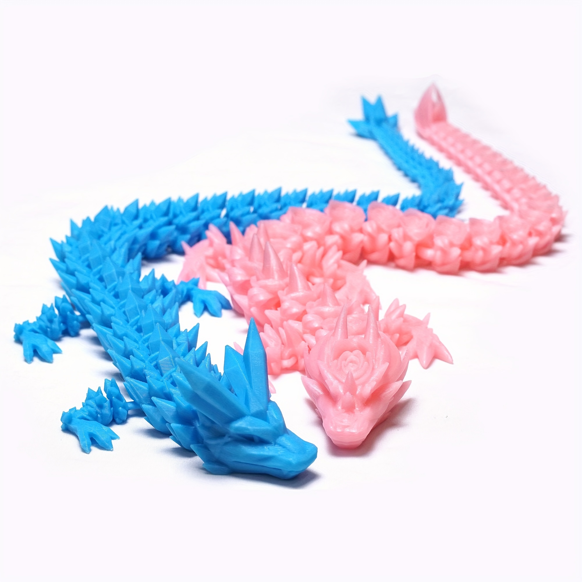 18.5 inch 3D Printed Articulated Dragon, Anti-Anxiety Dragon, 3D Printed  Realistic Dragon, Rotatable Joints, Dragon Model Figures, Stress Relief  Toys for Teens and Adults, Home Decor 