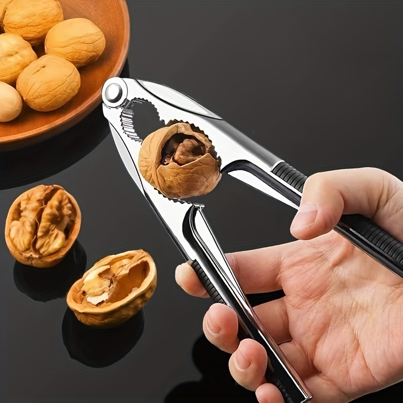 1 Pieza De Abre-nueces De Acero Inoxidable Para Uso Doméstico En La Cocina,  Herramienta Para Pelar Nueces Y Clip Pelador De Nueces, Moda de Mujer