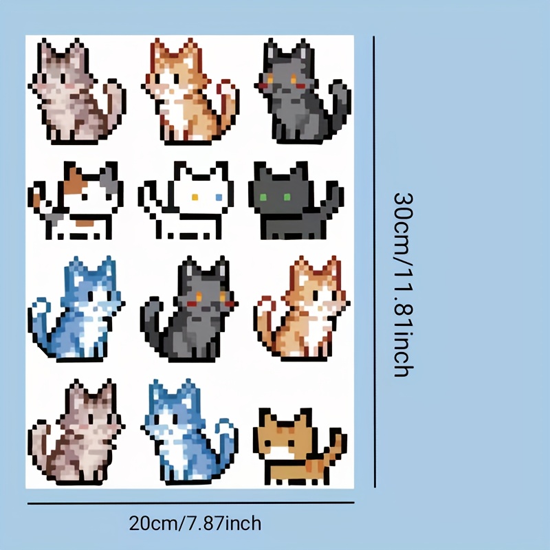 Cat Pixel Sticker for iOS & Android