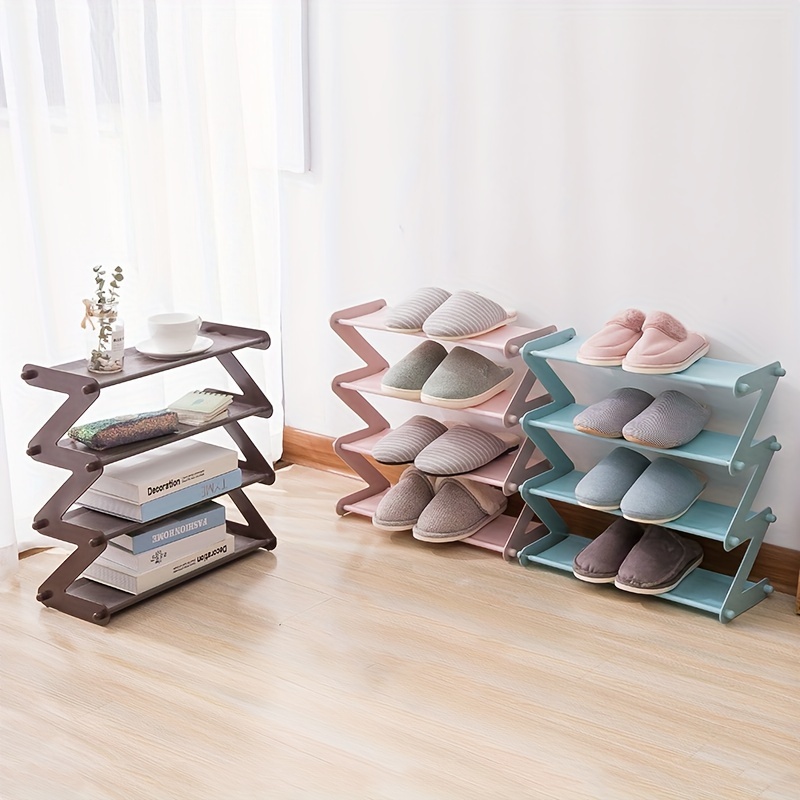 Wall Mounted Shoe Rack Slipper Rack Self Adhesive Simple Folding Drain  Punch Free Bedroom Storage Hook Shoe Drying Rack - AliExpress