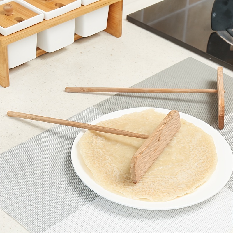 Stainless Steel Crepe Maker Pancake Batter Spreader Crepe Stick Tools Cake  Batter Spreader Restaurant Canteen Specially Supplies