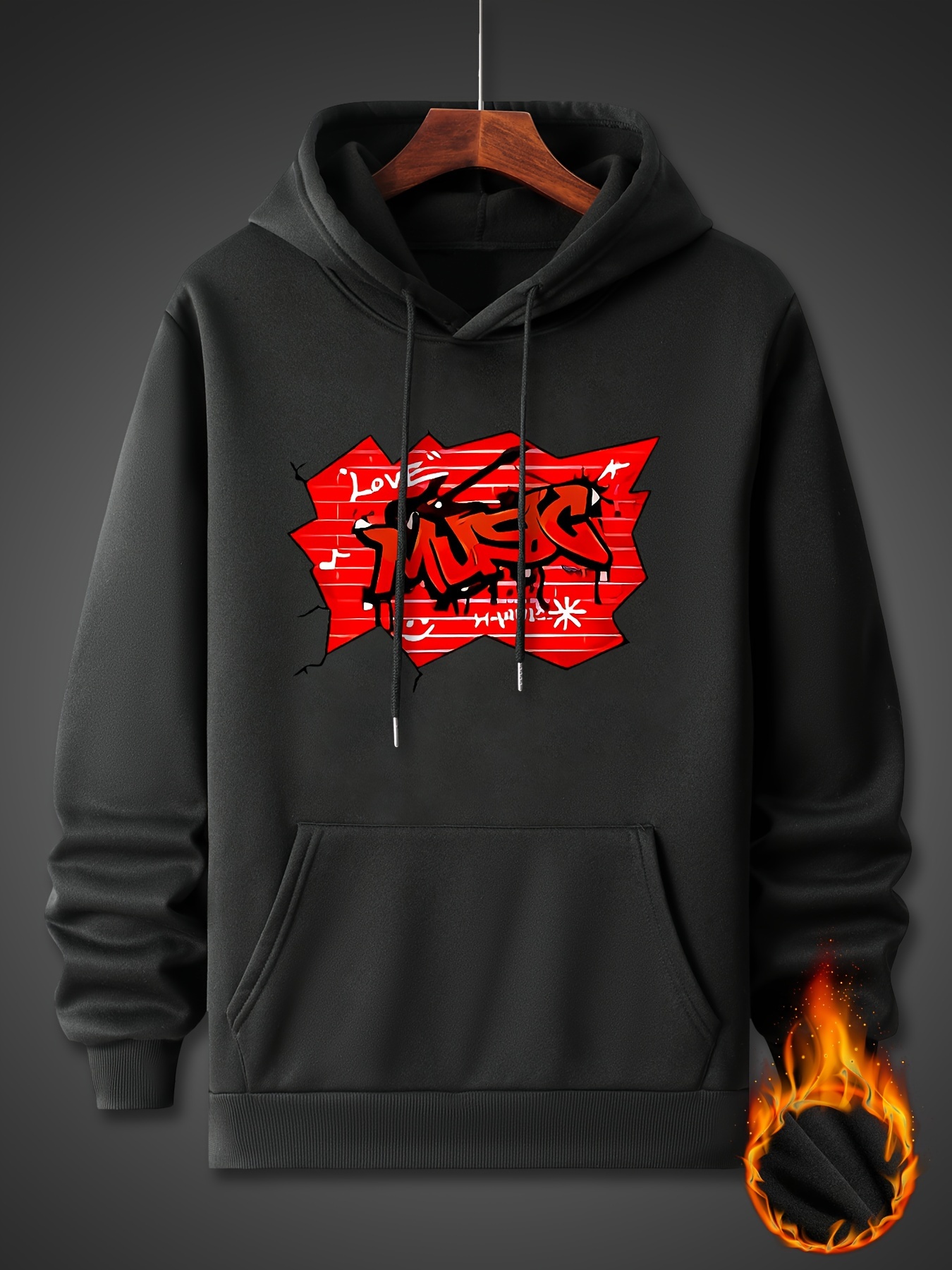 Drippy red online hoodies