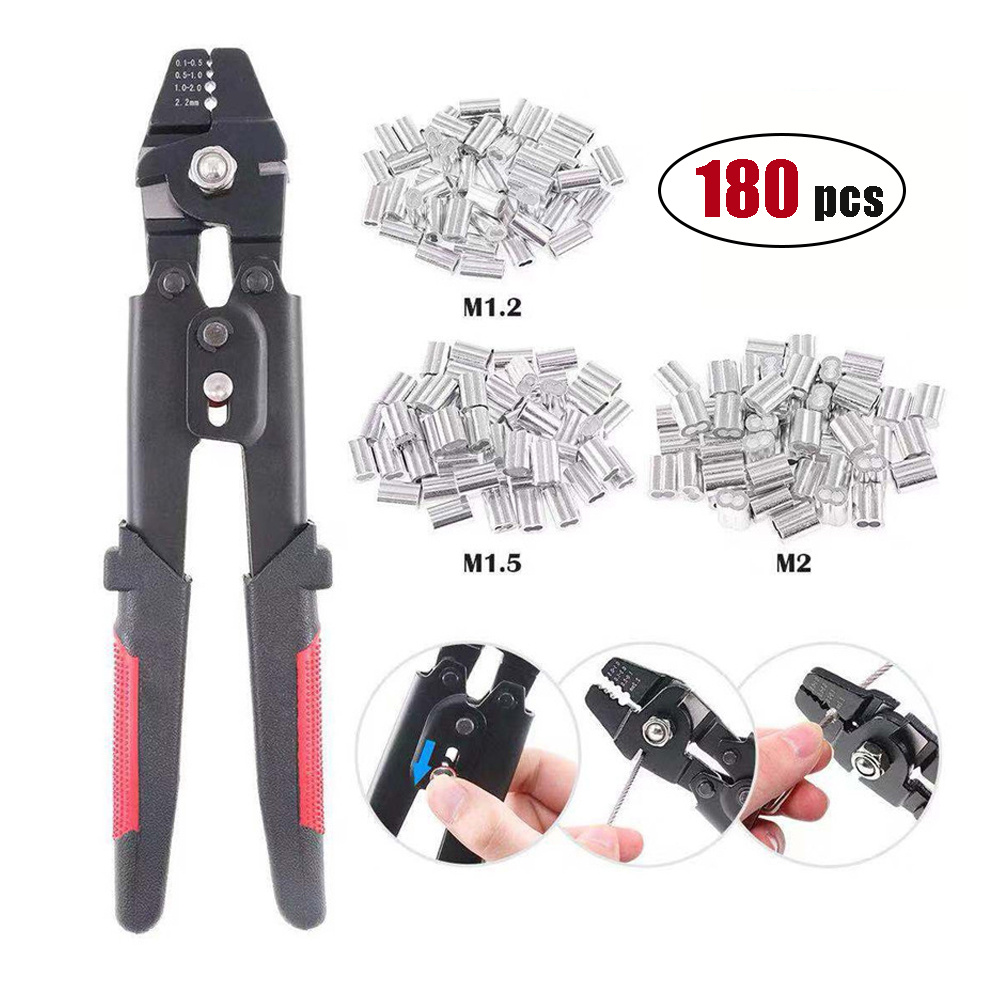 Quick-Change Jaws Crimping Pliers Versatile Crimping Tool Kit With