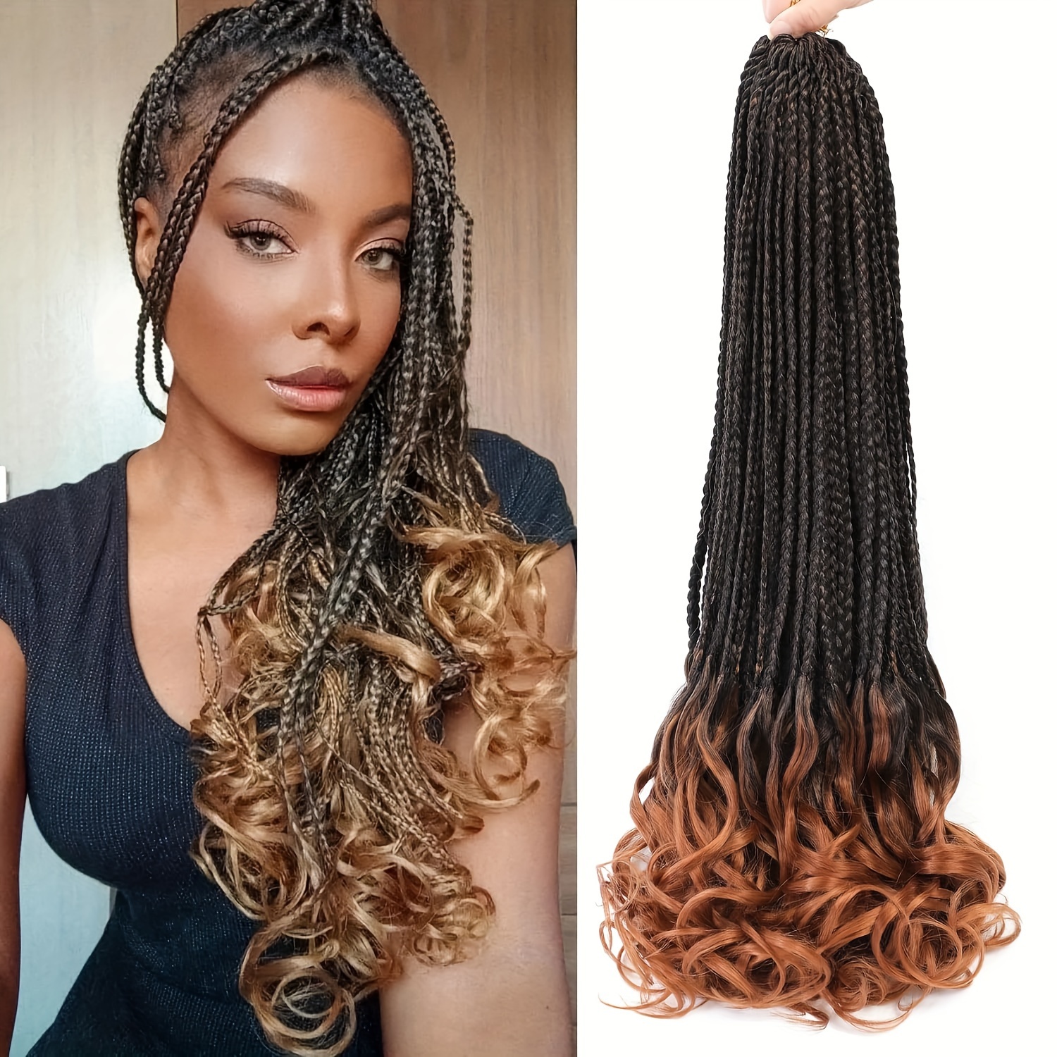 5 Roll Natural Black Brazilian Wool Hair Acrylic Yarn for African Synthetic Crochet Hair Jumbo Braids Senegalese Twisting Knitting Hair Braids Faux