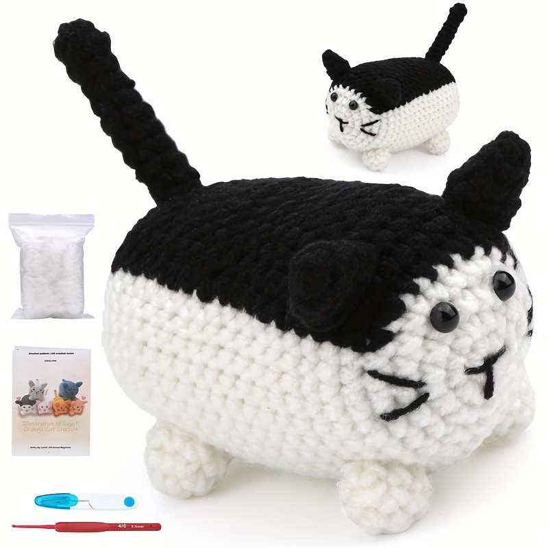 Beginner Crochet Kits White Rabbit (big Size) Easy Peasy - Temu