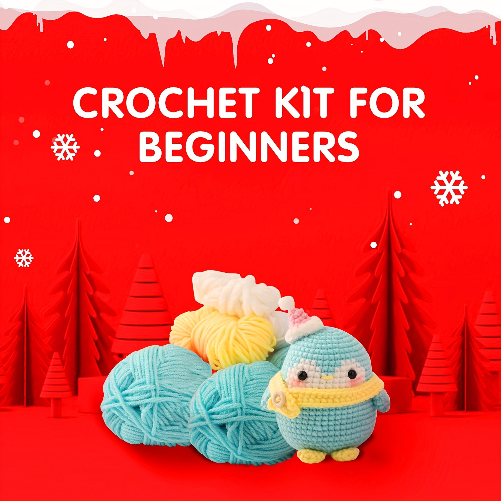 Wobbles Crochet Kit Corgi Doll Beginner Crochet Kit DIY Craft Art For  Adults And Beginners Crochet