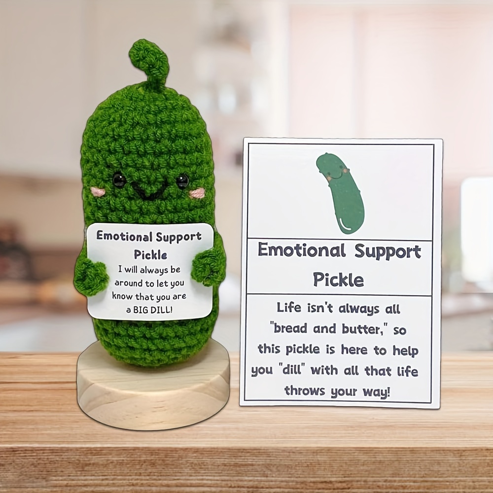 Handmade Positive Potato, Emotional Support Pickle Potato, Soft