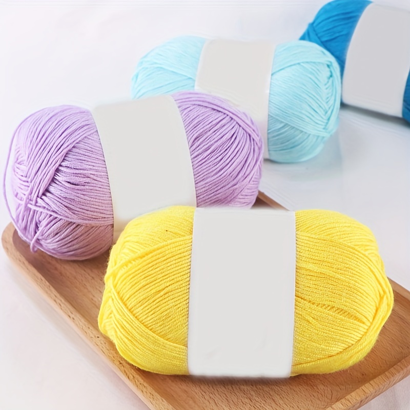1 Roll Colourful Multi Color Yarn Crochet Yarn Cross Stitch Thread Yarn  Rainbow Yarn for Crocheting Cross Stitch Spool Hats in Bulk Soft Scarf
