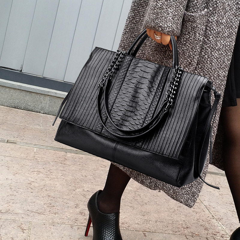 Crocodile Pattern Top Handle Large Capacity Tote Bag, Leather Textured  Shoulder Bag, Casual Versatile Commuter Bag - Temu France