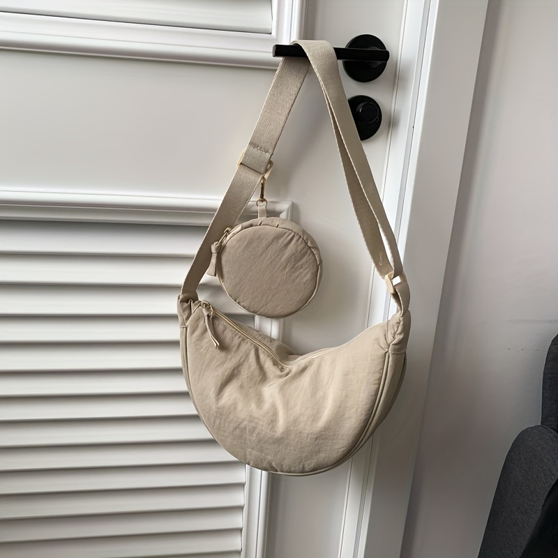 dumpling bag brown 腋下包 Casual sling bag women korean style