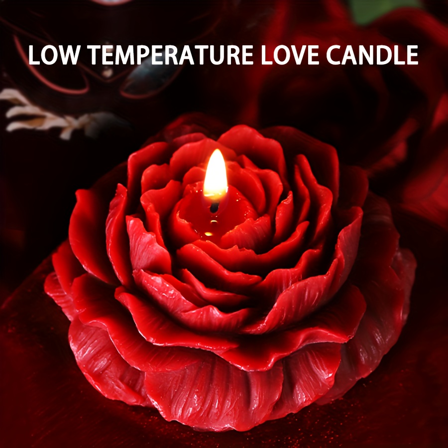 1pc Rose Flower Aroma Candle Mold For Gypsum, Photo Prop, Relief  Candlestick, Silicone Mold