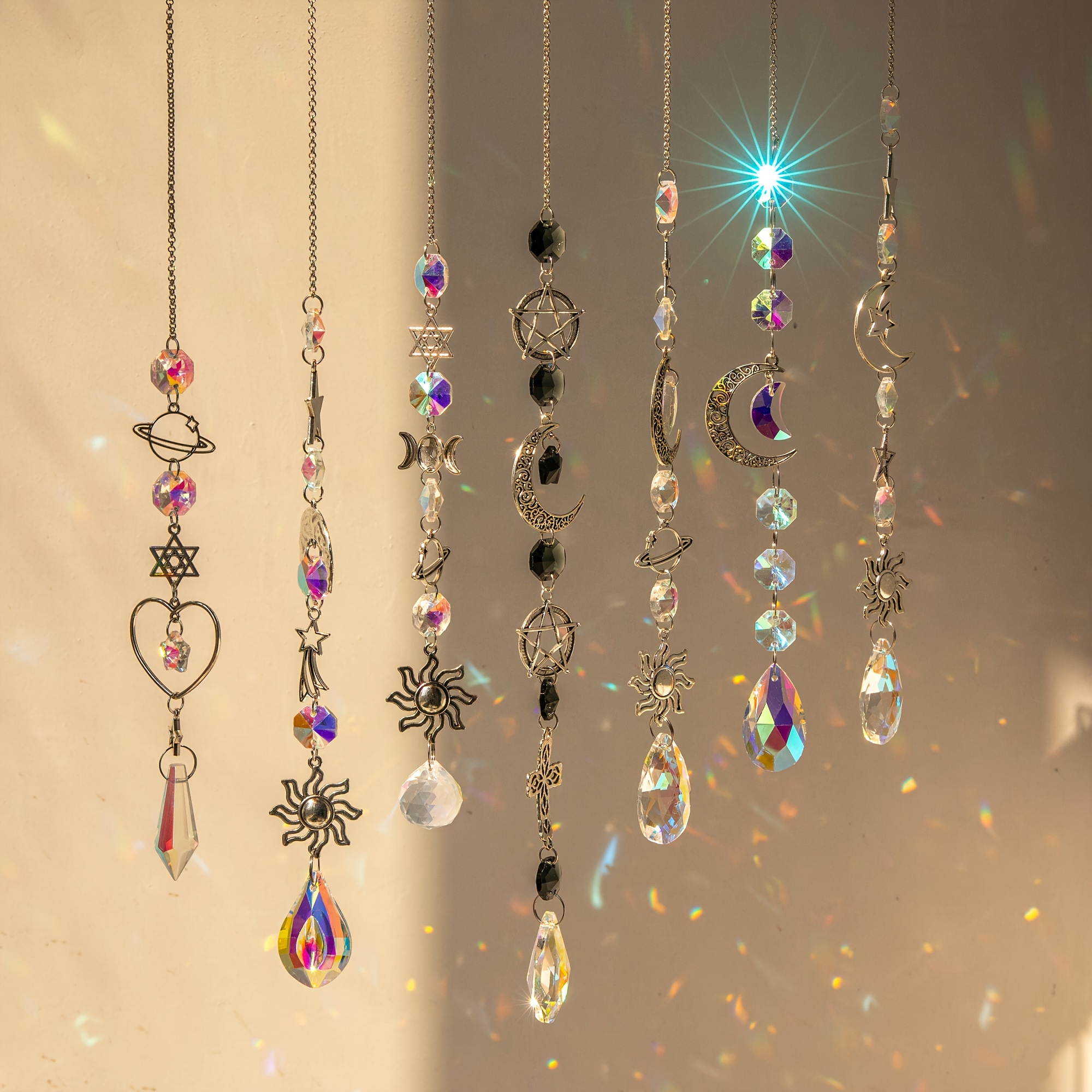 Hanging Pendants,crystal Hanging Indoor windows,s with Crystals for Car Hanging Decor, , Decorations Decor maker,s Crystalsuncatcher Hangings