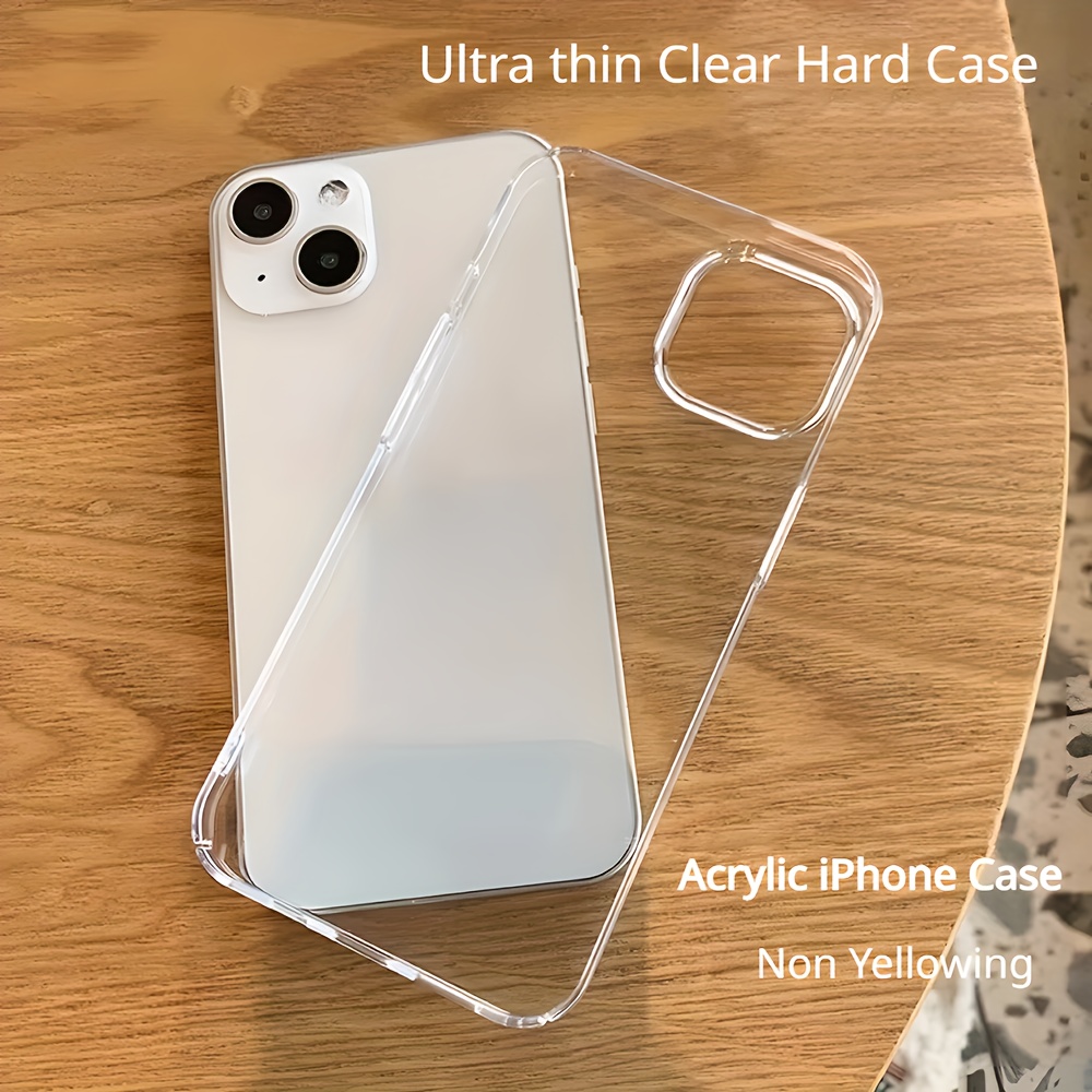 Funda ultradelgada para iPhone 14 Plus compatible con MagSafe, funda  magnética transparente [tecnología que no se amarilla] con 2 protectores de  lente