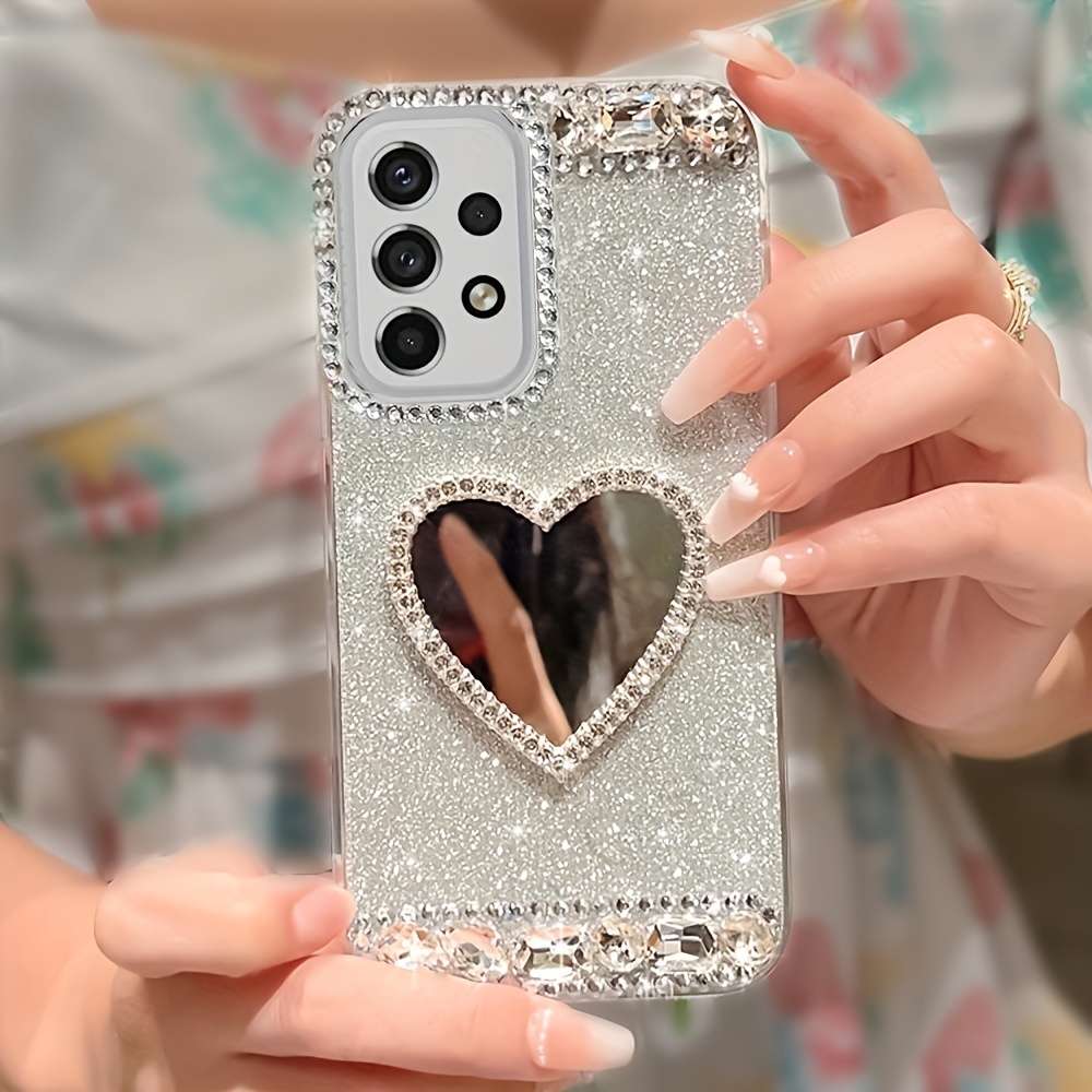 For Samsung Galaxy A13 5G Phone Case,Bling Diamonds Crystals Sparkly Women  Cover