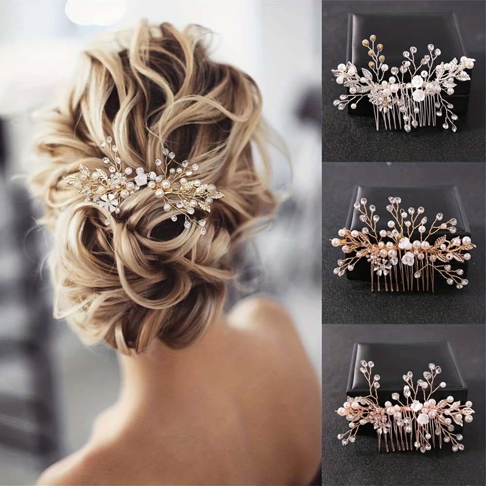 Hhd039 Handwoven Hair Accessories for Bride Wedding Headwear