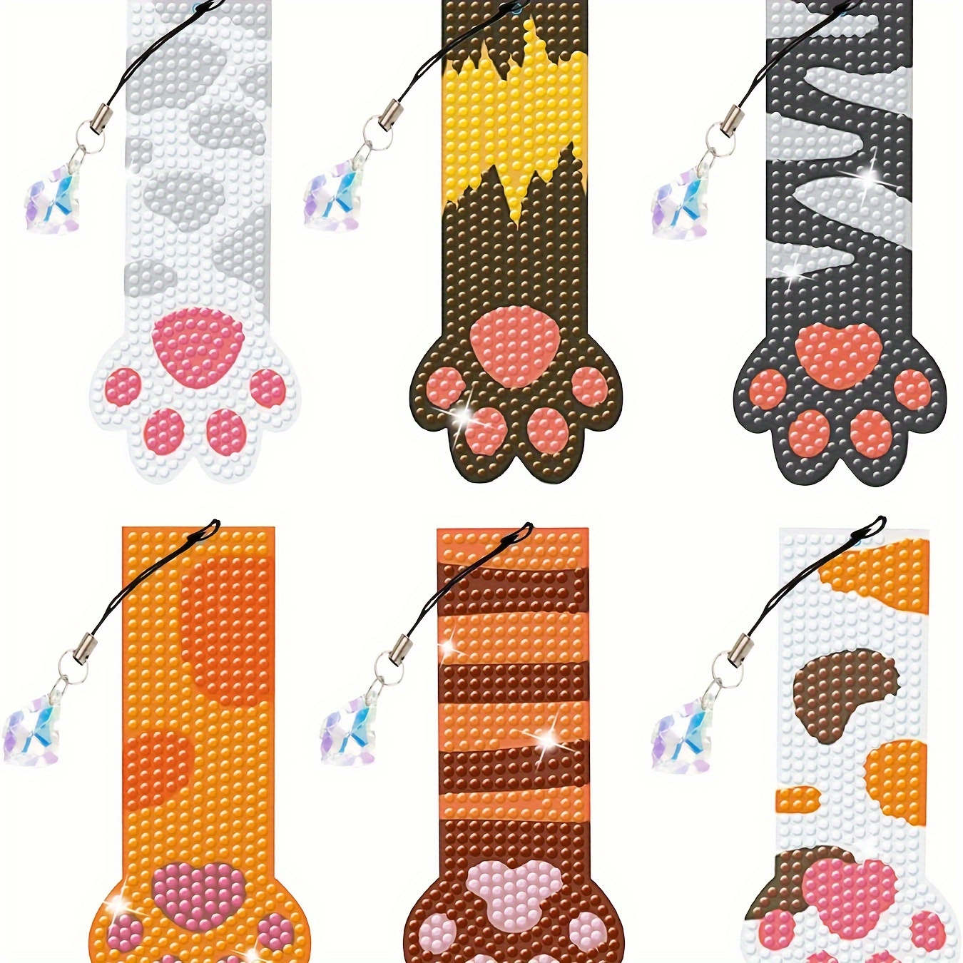  Dog Paws with Bones Pattern Diamond Painting Kits