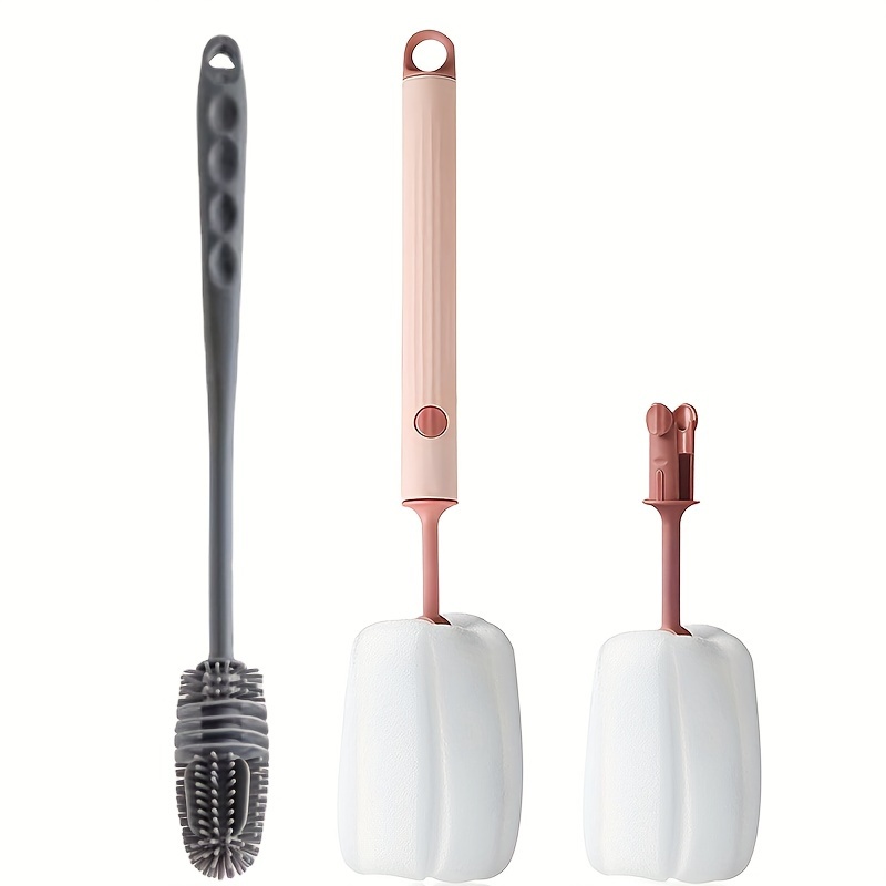 Fukamou Brosse à Bouteille - Nettoyage Paille 4 en 1,Brosse Nettoyage  Crevasse multifonctionnelle, Brosse détail Couvercle Tasse Bouteille pour  Bouteille Soins : : Cuisine et Maison